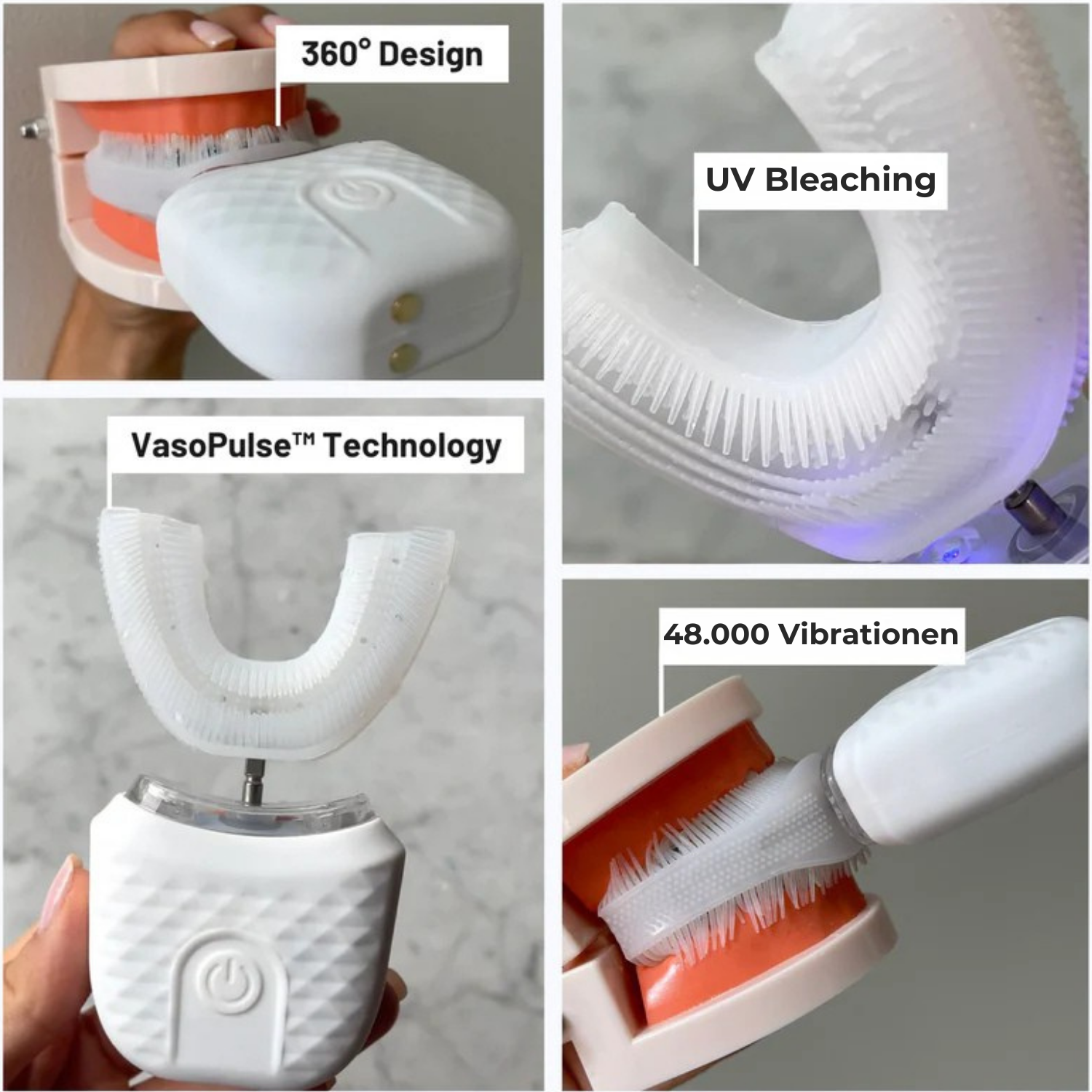 PurWhite – Professionelle Schallzahnbürste für weißere Zähne